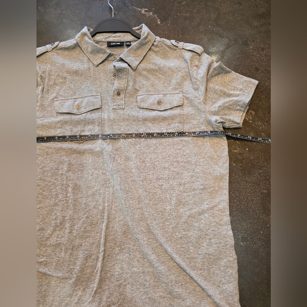 Apt. 9 Men's Gray Polo Shirt